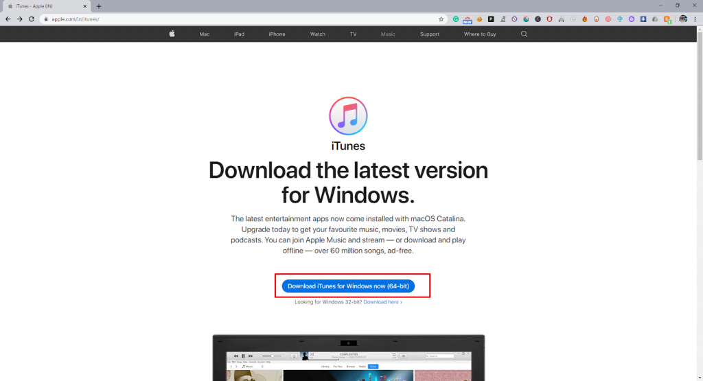 apple itunes download windows 10