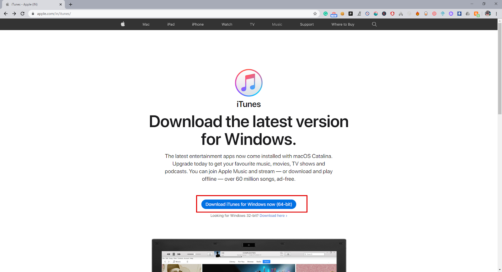 Itunes download windows 10