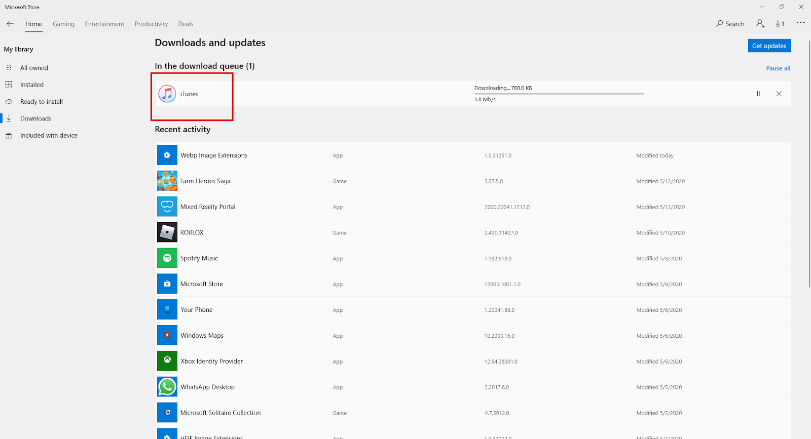 where is itunes music stored in windows 10